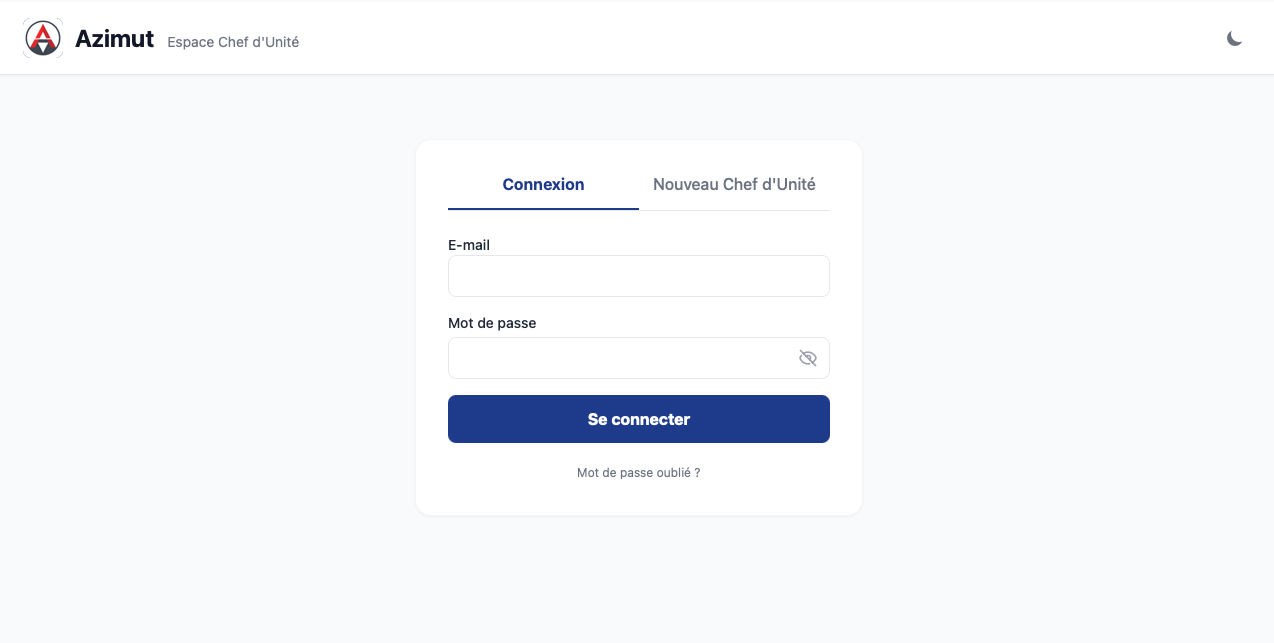 Connexion Superadmin