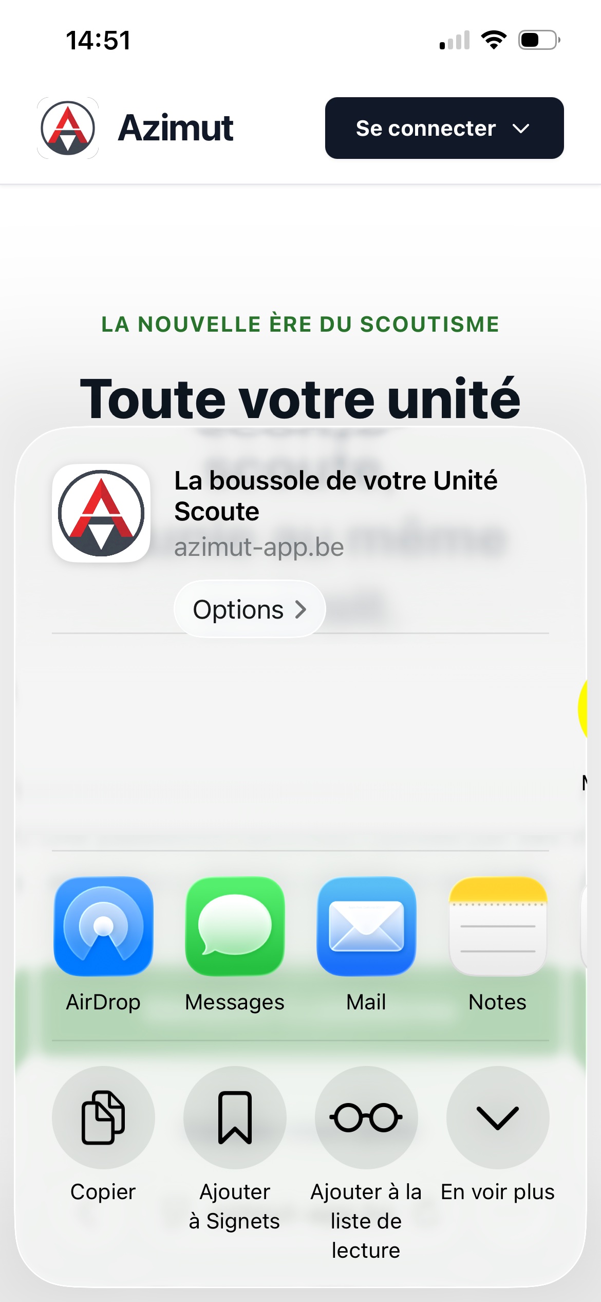 Étape 3 - Menu